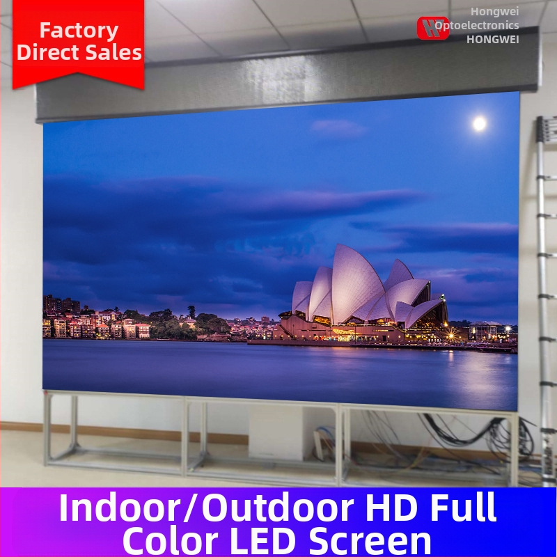 Вътрешен LED дисплей с пикселен ход P1.25, резолюция 1920x1080, 640000 пиксела, модул 320x160, 256 нива на сивото