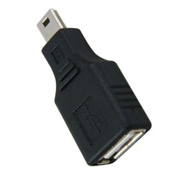 USB OTG adapteris: Mini USB-B vyriškas į USB moterišką lizdą, 5-pin (Prekės ženklas XZT, Modelis XZT191, Tipas: USB kabelis, Sąsaja: OTG)