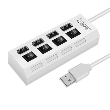 Hub USB 2.0 cu 4 porturi, configurație 1 la 4, fără alimentare externă, model SCL-2l65