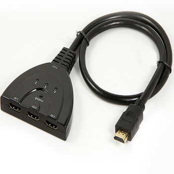 HDMI slēdzējs, 3 ieejas 1 izeja, izšķirtspēja 1048×780, modelis 2015