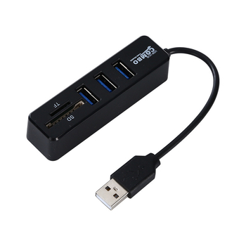 JDL 5-in-1 USB 2.0 docking stotis su SD/TF kortelių skaitytuvu