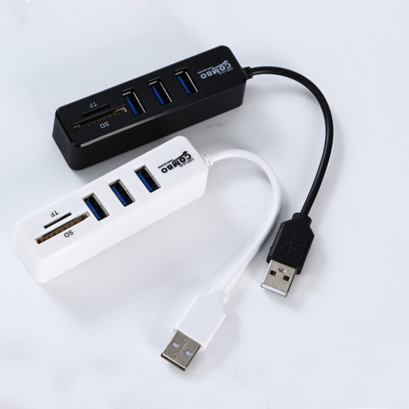 JDL 5-in-1 USB 2.0 docking stotis su SD/TF kortelių skaitytuvu