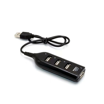 USB 2.0 hub su 4 prievystėmis, 1 į 4 plėstuvas, maitinamas per USB
