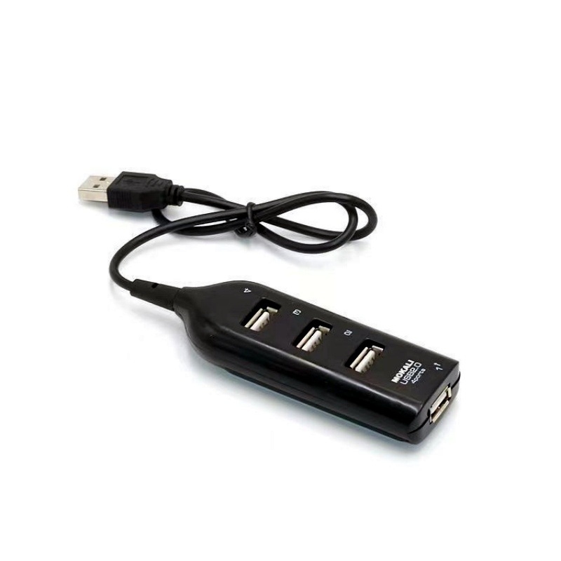 USB 2.0 hub su 4 prievystėmis, 1 į 4 plėstuvas, maitinamas per USB