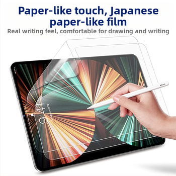 NanoHammer PET priekšējais films iPad Air, iPad Pro un iPad mini6 (2021) ar matētu virsmu, antiatspīdums, antiatpirkstu nospiedumi, papīra sajūta rakstot