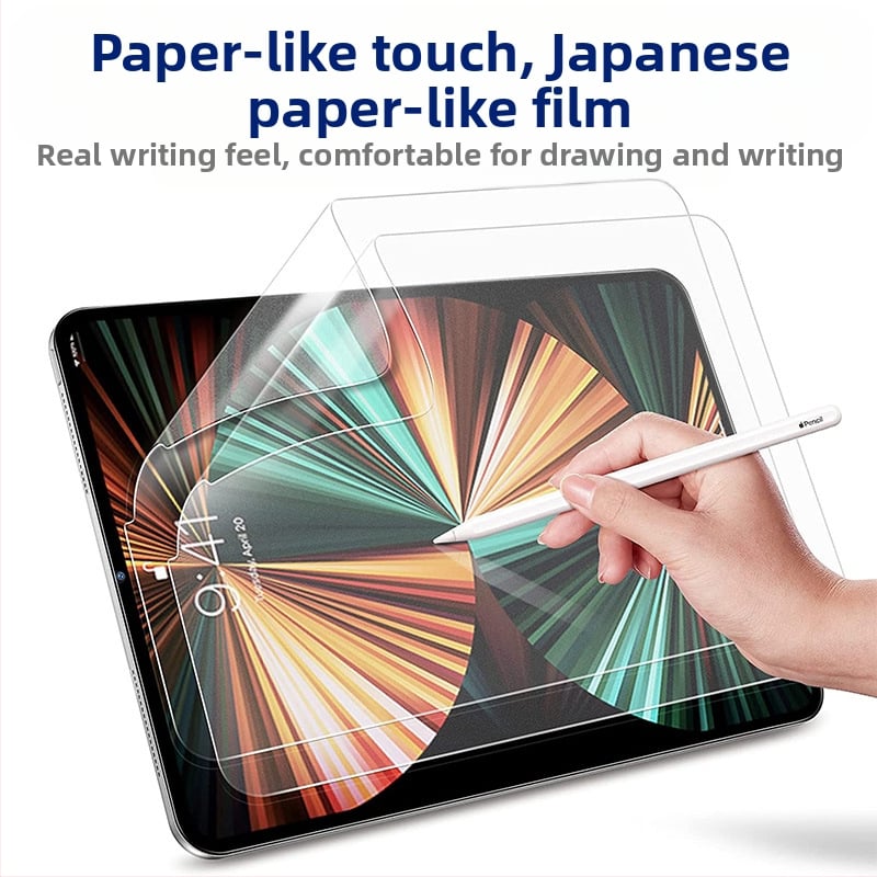 NanoHammer PET преден филм за iPad Air, iPad Pro и iPad mini6 (2021) със матирана повърхност, антиотразителен, антиотпечатъци и усещане за писане като хартия