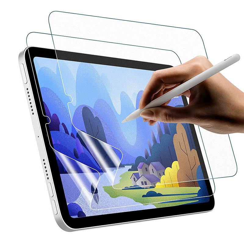 NanoHammer PET priekšējais films iPad Air, iPad Pro un iPad mini6 (2021) ar matētu virsmu, antiatspīdums, antiatpirkstu nospiedumi, papīra sajūta rakstot
