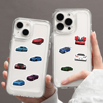 Shengqi комплект стикери — сладък стил, печат, 1 ролка (500 бр.) стикери за автомобил, тетрадка, iPad, калъф за телефон и чаша