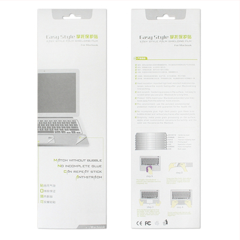 HRH Филм за полуподложка за китката за MacBook Pro и MacBook Air – PVC защитен филм