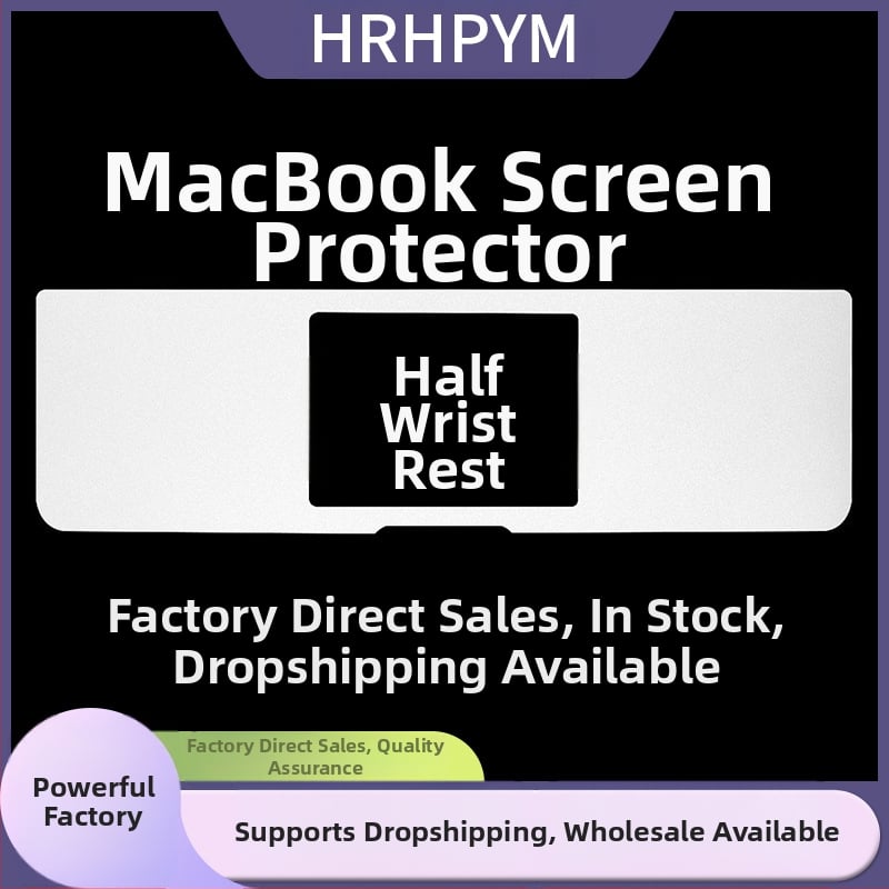 HRH Μισό Φιλμ Ανάπαυσης Καρπού για MacBook Pro και MacBook Air – PVC Προστατευτικό Φιλμ