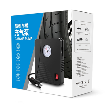 Mini riepu sūknis automobiļiem, velosipēdiem un elektrotransportam — 12V DC, ≤80W, 35 L/min, viencilindru