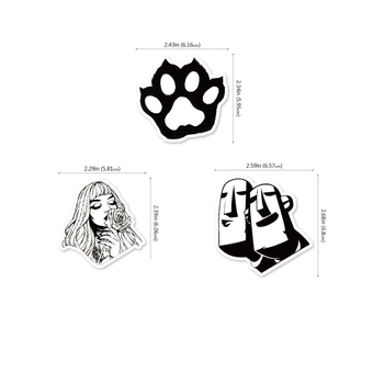 Hexing Επιφανειακό Στικέρ – Αυτοκόλλητα, Ειδικό Σχήμα, Τύπος: Επιφανειακό Στικέρ, Εγκατάσταση με Κόλλα