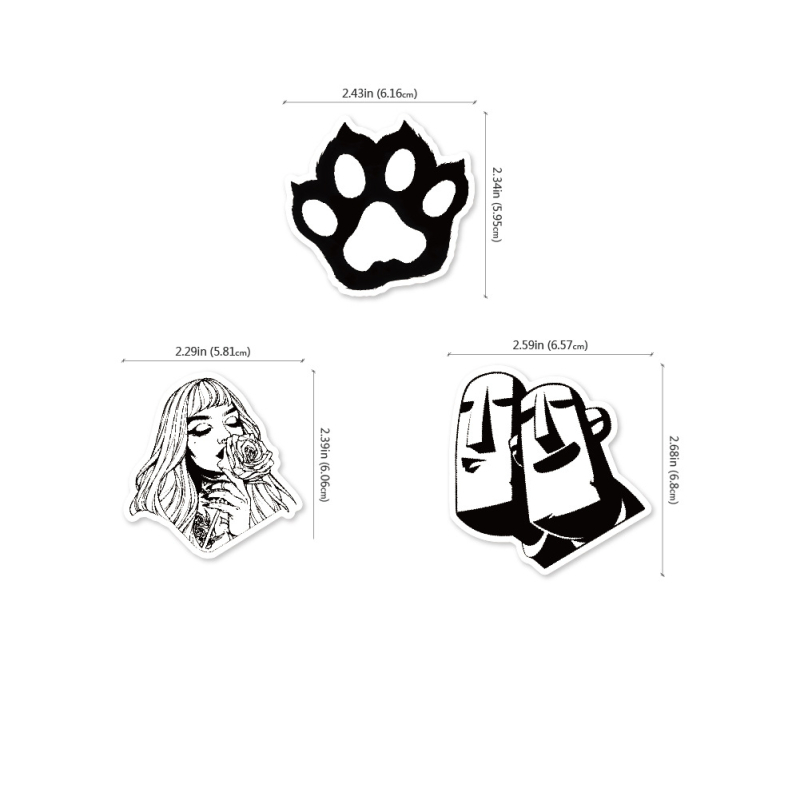 Hexing Felületi matrica – Matricák, Speciális forma, Típus: Felület matricája, Rögzítés ragasztóval