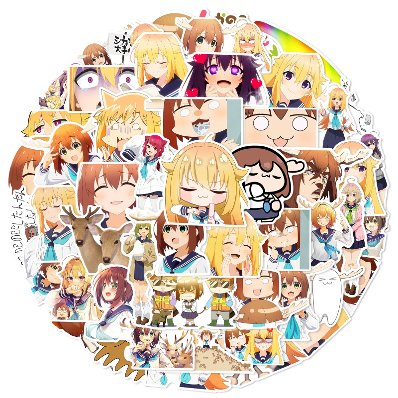 Комплект стикери – 50 водоустойчиви самозалепващи PVC стикери за багаж, скейтборд и каска