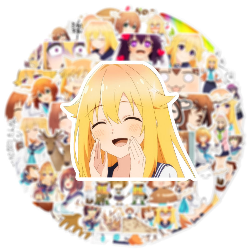 Комплект стикери – 50 водоустойчиви самозалепващи PVC стикери за багаж, скейтборд и каска