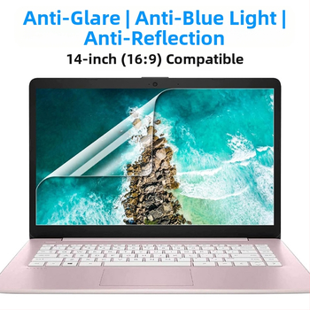 Защитно фолио за екран за лаптопи и настолни компютри | PET материал, анти синя светлина, антиблясък и антиотразително, повърхностна обработка