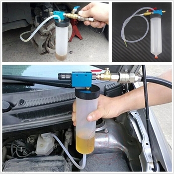 Πνευματικό εργαλείο αντικατάστασης υγρού φρένων, χωρητικότητας 300 ml, κατασκευή από πλαστικό, καθολική χρήση, βάρος 0,4 kg