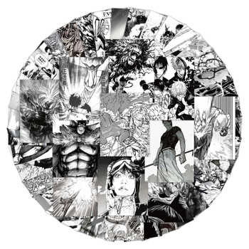 49 листа уникални самозалепящи стикери за DIY дневник и чаша, японски стил, печатни дизайни