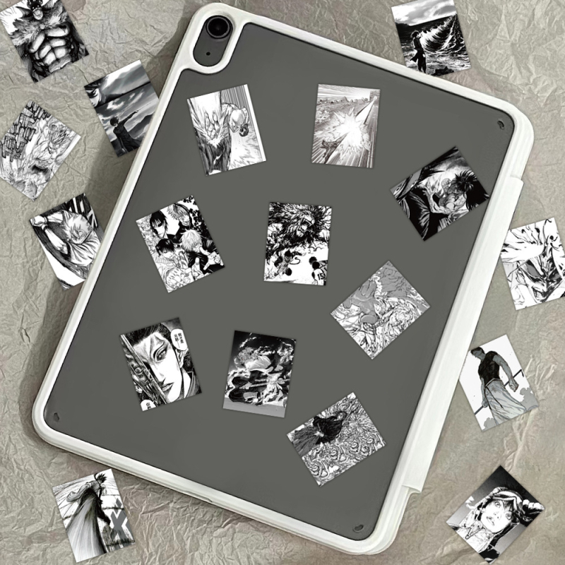 49 листа уникални самозалепящи стикери за DIY дневник и чаша, японски стил, печатни дизайни