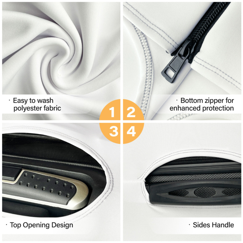 FORU poliesterinis bagažo uždangalas su gyvūnų motyvu (katė ir triušis), liaudies ir šiuolaikinis stilius, krepšio priedai, pavasaris 2024