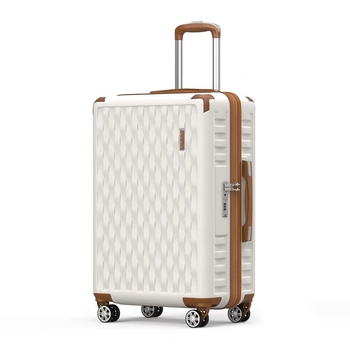 Βαλίτσα καμπίνας - Unisex, Μεγάλη χωρητικότητα, Ανθεκτική, ABS+PC υλικό, 2,5 kg, άνοιγμα με φερμουάρ, τροχοί καθολικοί, κλειδαριά συνδυασμού