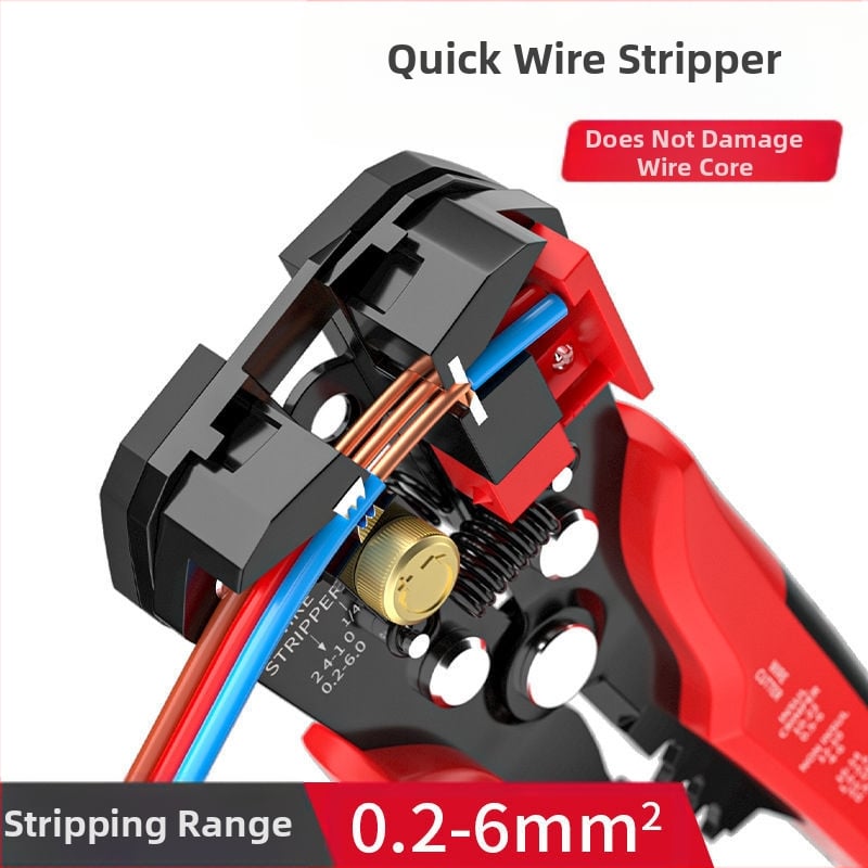 Chuangwei Clești ușori pentru dezizolarea cablurilor – unealtă electrică integrată, multifuncțională, greutate 0.4