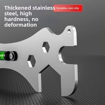 Нов многофункционален банен ключ с хоризонтално измервателно правило за ремонт на кранове E18