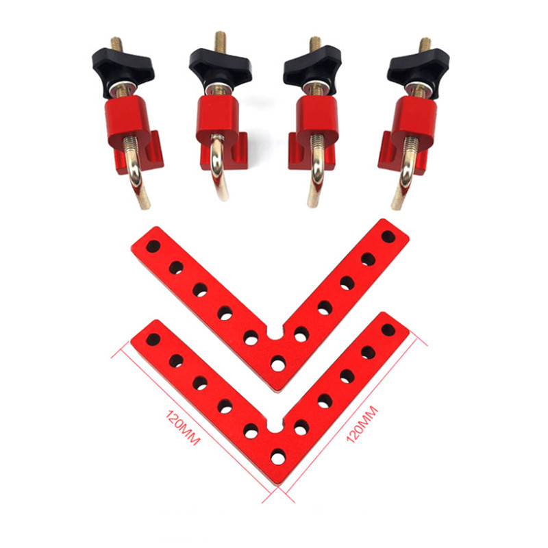 Stolarski držač s pravim kutem 90°, orijentacijsko mjerno ravnalo, visinski mjerni alat od aluminijske legure