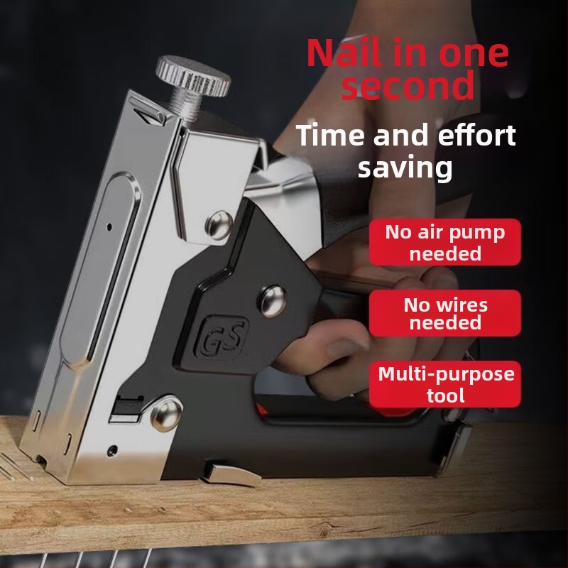 Пистолет за пирони с функция за изваждане на пирони за дърводелство