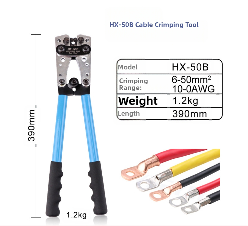 Клемни пресови клещи, Tershun, високовъглеродна стомана, 300 g