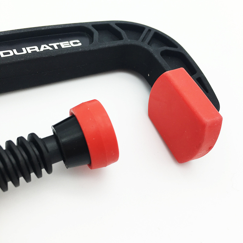 Duratec бърз зажим G/C-тип за DIY дървообработване – пластмасов, тегло 200 g, обхват 0–75