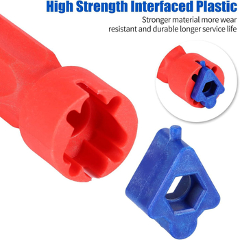 Инструмент за демонтаж на тоалетна седалка, пластмасов, 300 г, за баня