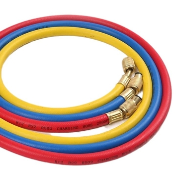 Ελαστικός σωλήνας ψυκτικού για κλιματισμό, σύνδεση 1/4 ίντσας, συμβατός με R12/R22/R502