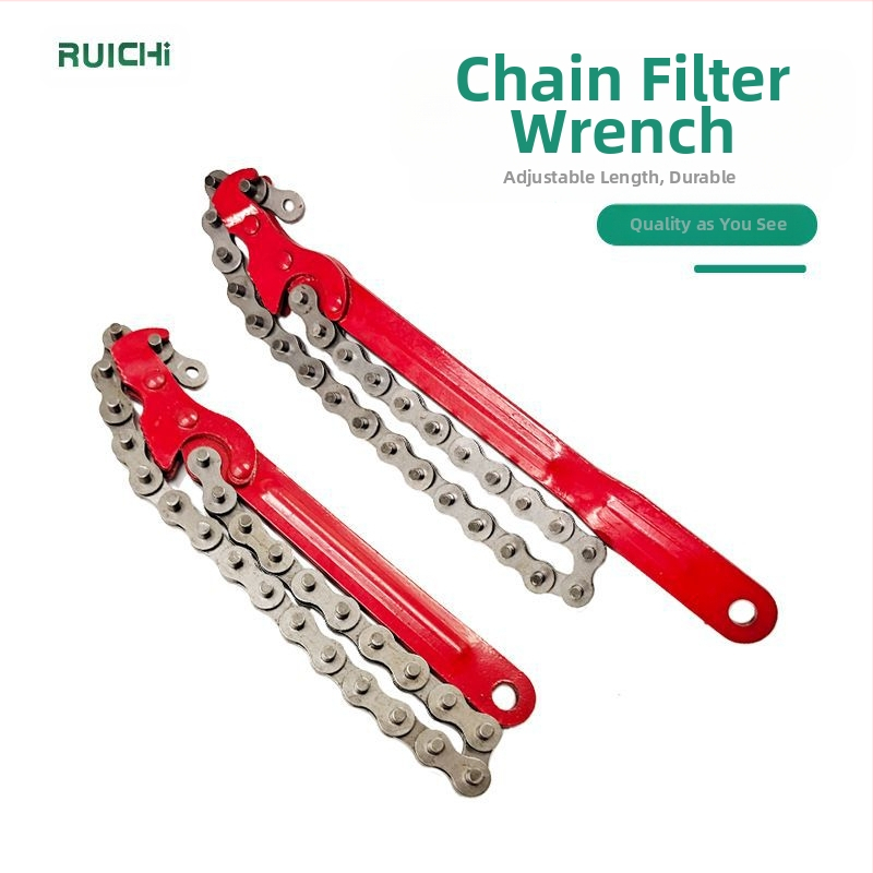 Podešavajući lančani ključ za filter ulja – dvostruka funkcija, od alatne čeli