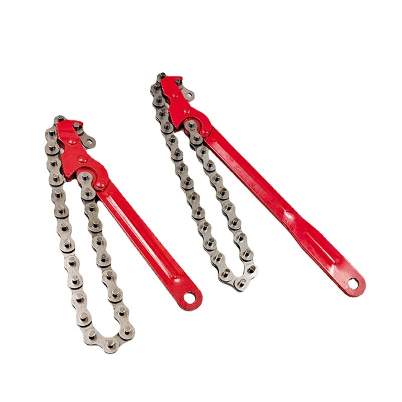 Регулируем ключ за филтър на масло с верижен дизайн – двупосочен, инструментална стомана