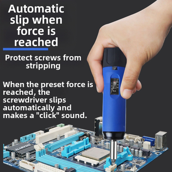 SYNTEK ключ за въртящ момент с цифров дисплей, предварително регулируем, диапазон 0.1–6 Nm, деление 0.01 Nm, модел SKNQ