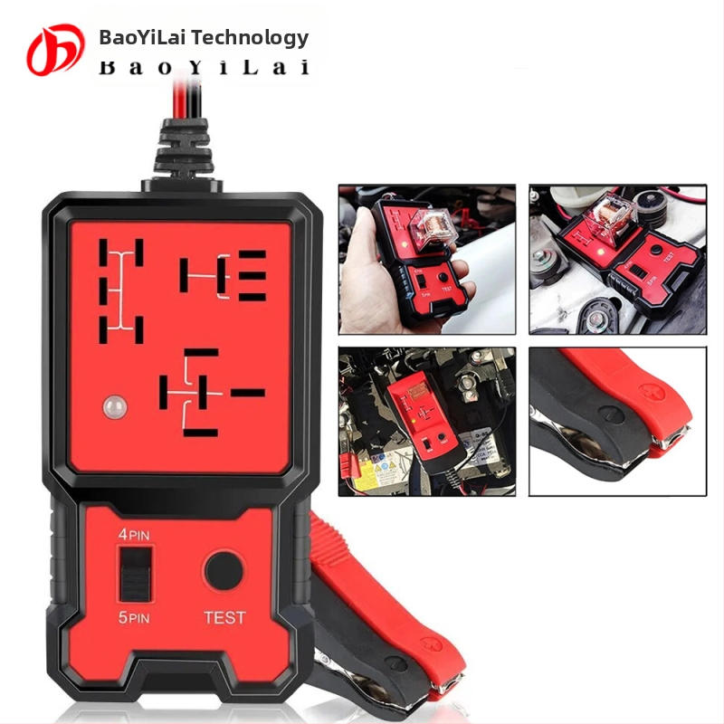 CNBJ-707 auto tester releja za 4-pin/5-pin rele, 11–15V, −20°C do 80°C