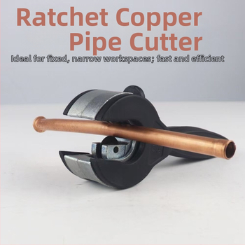 Малък тръбен резач с лостов механизъм, неръждаема стомана, за медни и алуминиеви тръби, диаметър на рязане 8-29 мм