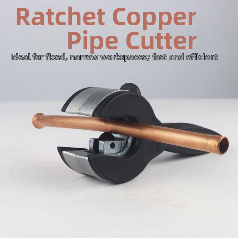 Малък тръбен резач с лостов механизъм, неръждаема стомана, за медни и алуминиеви тръби, диаметър на рязане 8-29 мм