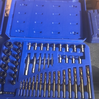 Σετ 49 τεμαχίων εξαγωγής σπασμένων βιδών, από χάλυβα άνθρακα, για οικιακή χρήση και επισκευές μηχανημάτων