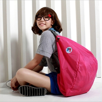 Αναδιπλούμενο σακίδιο ταξιδιού από ύφασμα Oxford με μετατρέψιμη τιράντα – πολυλειτουργική εξωτερική τσάντα