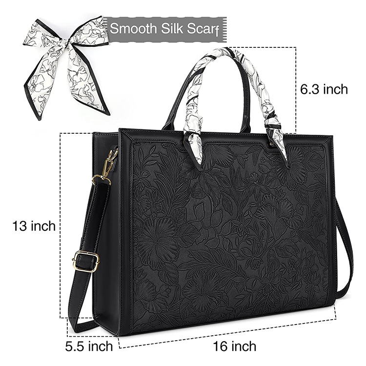 Geantă Tote din Oxford, cu fermoar, căptușeală din nailon, formă orizontal pătrată, buzunar exterior deschis.