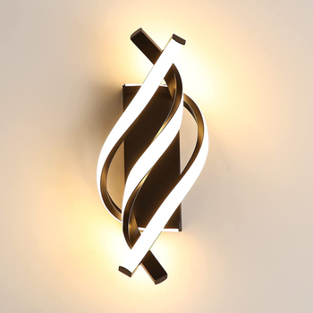 Φωτιστικό τοίχου LED, σώμα και σκιά από αλουμίνιο, σύγχρονο μινιμαλιστικό στυλ, 110-220V, Έξυπνο Tmall Elf