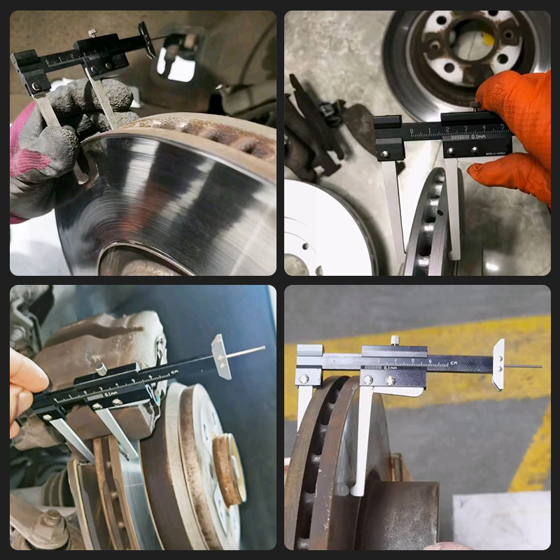 Калипер за дебелината на спирачния диск – неръждаема стомана, марка Come by car, за измерване на дебелината на спирачния диск