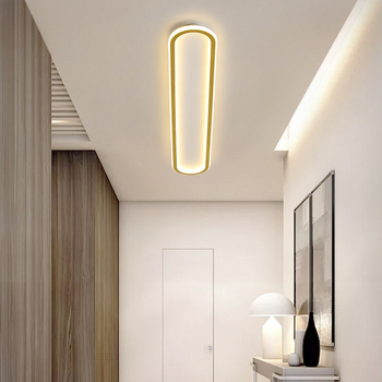 Οροφής LED λαμπτήρας για διάδρομο και είσοδο, ακρυλικό σκιάδιο, 220V, κάλυψη 10–15 τ.μ.