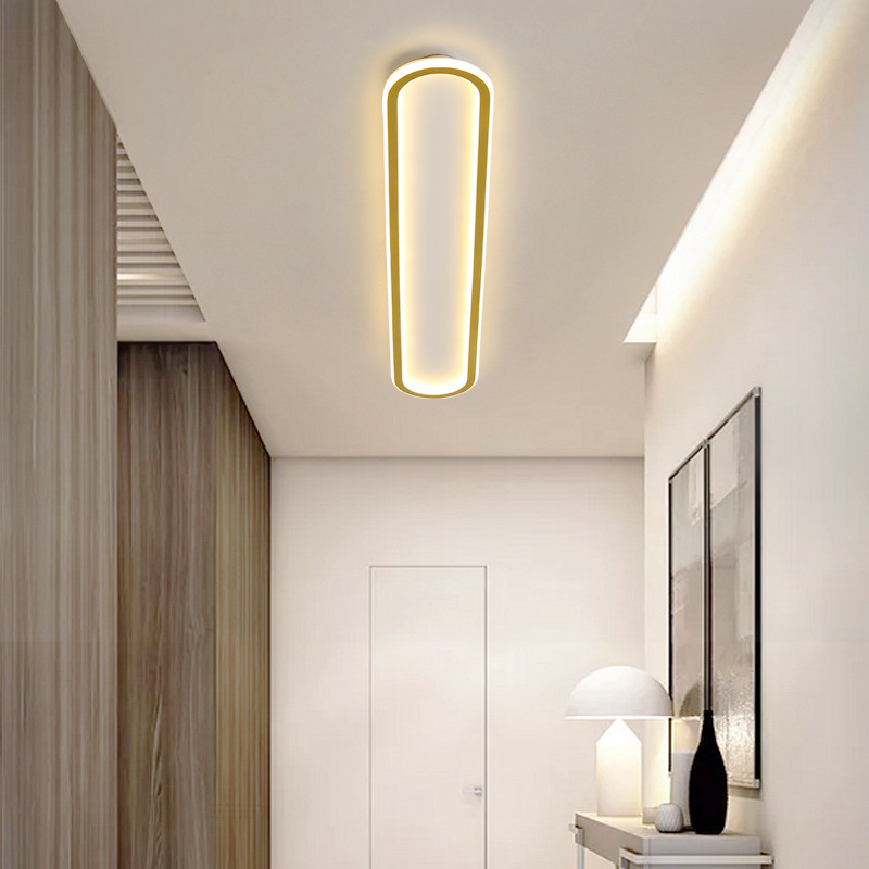 Οροφής LED λαμπτήρας για διάδρομο και είσοδο, ακρυλικό σκιάδιο, 220V, κάλυψη 10–15 τ.μ.