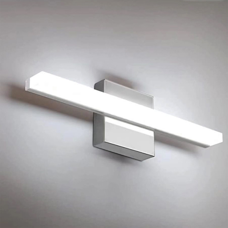 LED осветление за огледало за баня, модел LWD-2210, стил модерна минималистична, 220V, бутонен превключвател