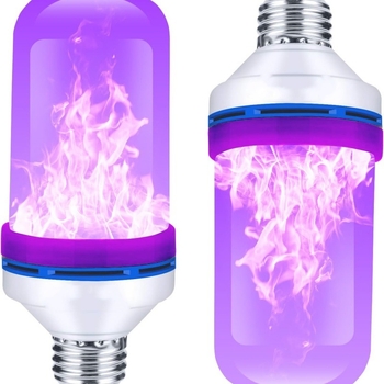 Лампа с имитация на пламък, 360° лъчение, IP54, база Е27, 85-265V AC, 230 lm, живот 10000 ч