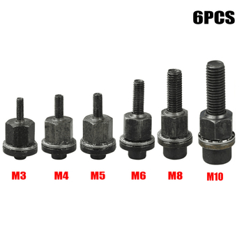 Fast Leopard 6-частен комплект ръчен инструмент за rivet nut с проста инструкция за монтаж