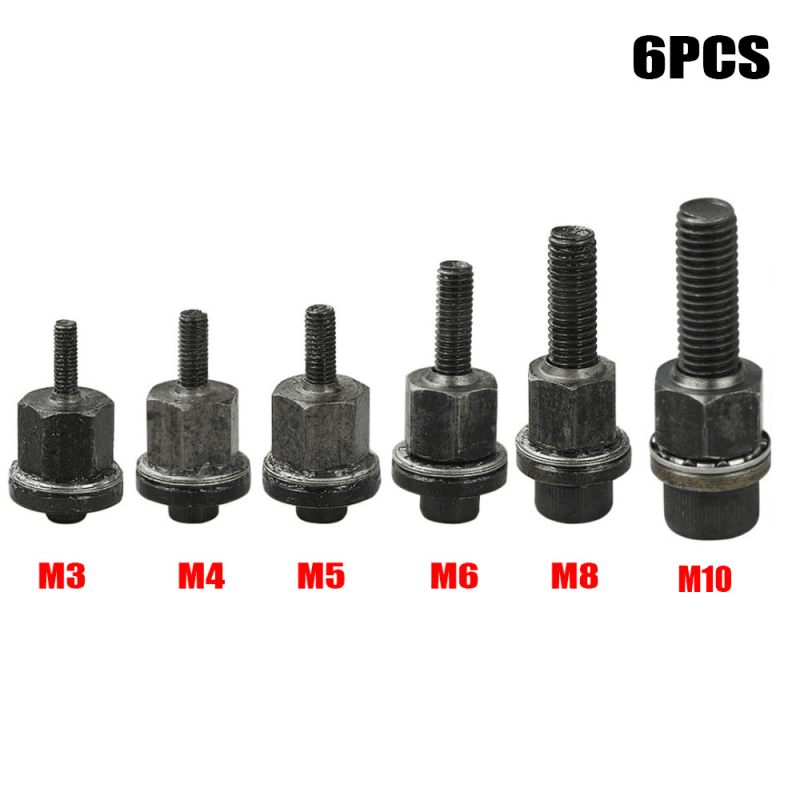 Fast Leopard 6-частен комплект ръчен инструмент за rivet nut с проста инструкция за монтаж